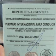 Licencia de Conducir Internacional 2019